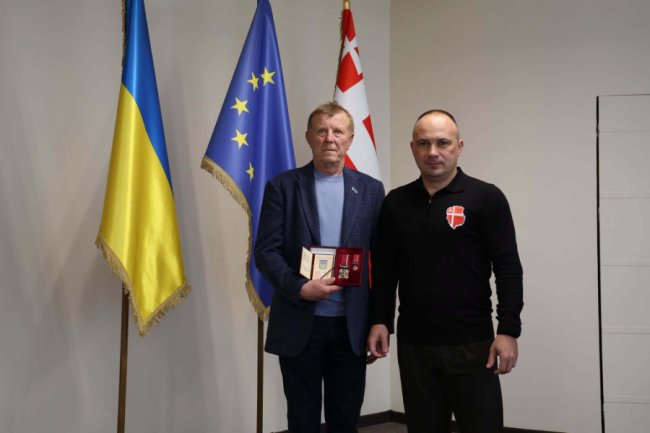 Волинського журналіста та підполковника ЗСУ Володимира Данилюка нагородили орденом «За заслуги»