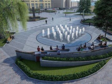 Хто відремонтує фонтан на Театральному майдані Луцька за 13 мільйонів 