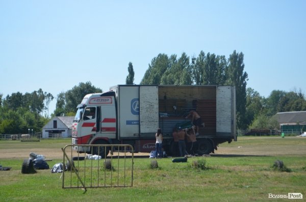Залишки конструкції головної сцени