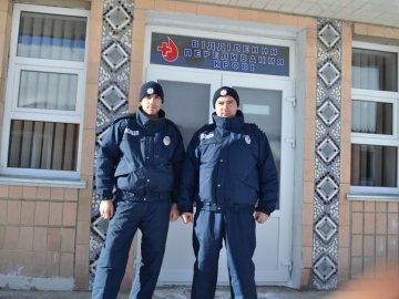 На Волині поліція здала кров пораненим бійцям