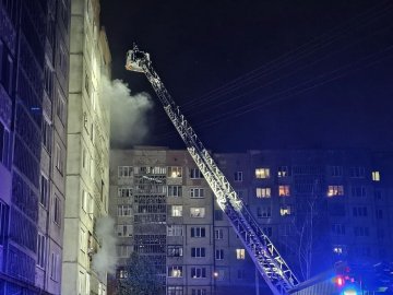 У Луцьку на вулиці Кравчука сталася пожежа