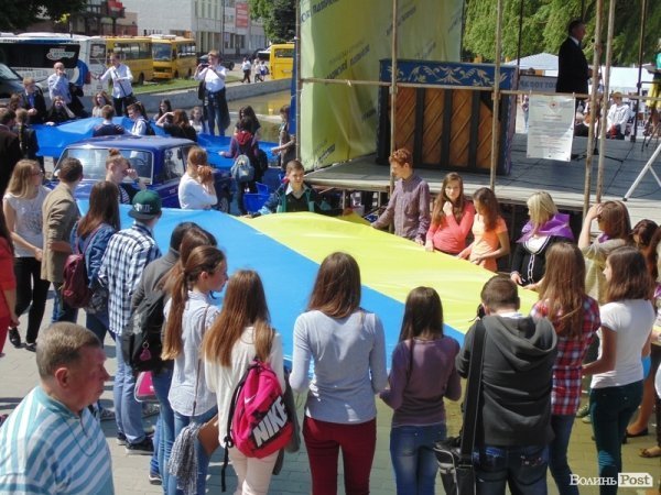 Центр Луцька розмалювали по-європейськи. ФОТО