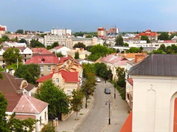 Який вигляд має Луцьк із купола костелу Петра і Павла. ФОТО