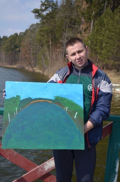 Виставка картин воїнів АТО у Брюсселі. ФОТО