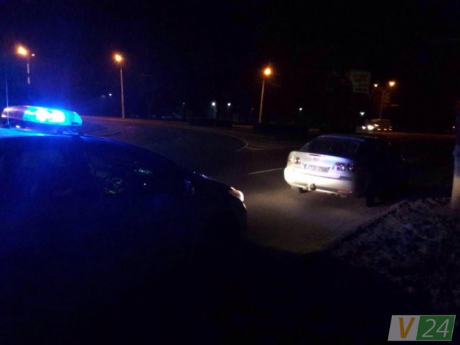 У Луцьку «зловили» водія на Mazda, який ганяв містом