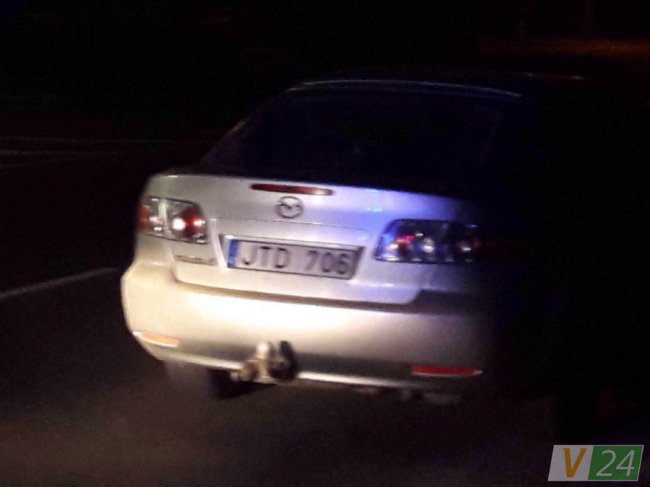 У Луцьку «зловили» водія на Mazda, який ганяв містом