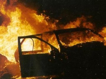 За минулу добу на Волині горіли дві автівки