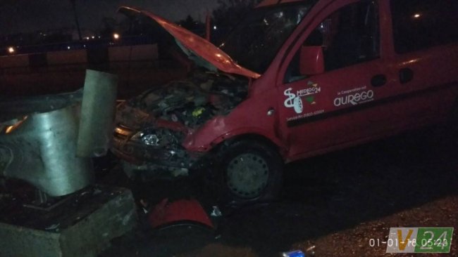 П'яна аварія у Луцьку: автівка врізалась у відбійник