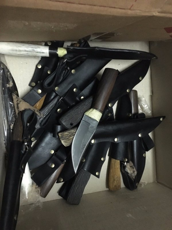 На Волині через митний пост намагались перевезти холодну зброю. ФОТО