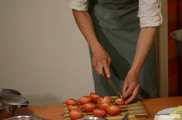 У Луцьку Любко Дереш готував ведичну їжу.ФОТО