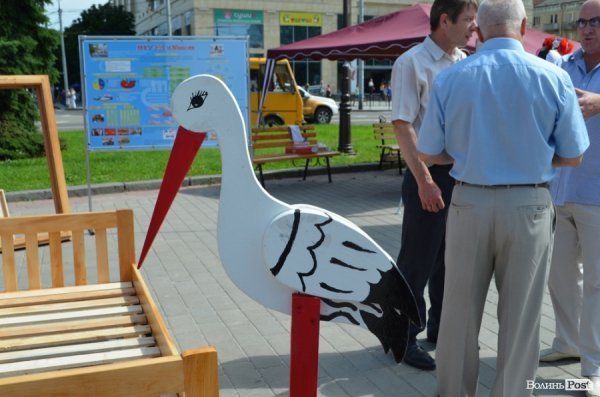 У центрі Луцька - виставка-ярмарок. ФОТО  