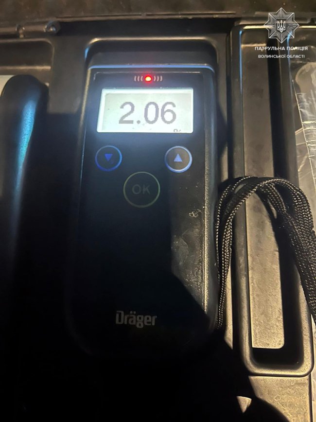 У Луцьку затримали п'яного водія