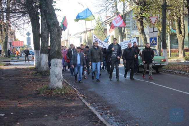 У Нововолинську страйкують шахтарі. ФОТО