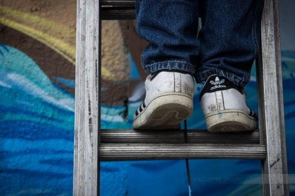 У самому центрі Луцька намалювали кота-пірата. ФОТО