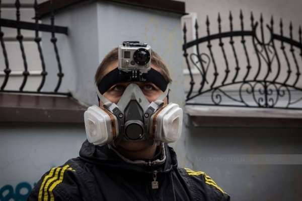 У самому центрі Луцька намалювали кота-пірата. ФОТО