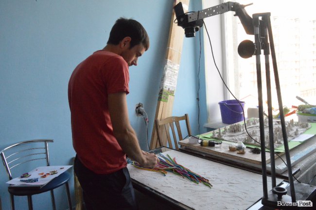 У Луцьку знімають «пластилінову» короткометражку. ФОТО