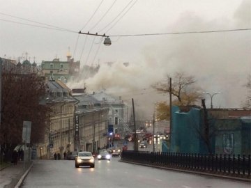 У центрі Москви горить театр. ФОТО