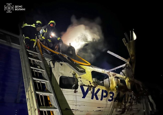 На Волині вночі російський дрон атакував тепловоз неподалік кордону із Польщею