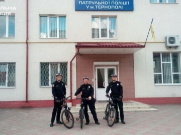 У Тернополі з’явився поліцейський велопатруль 