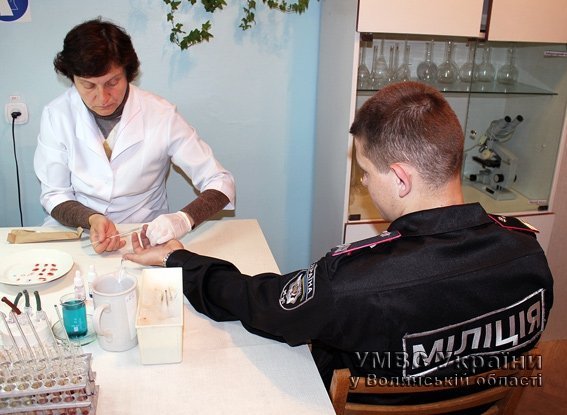 Волинська міліція здала постраждалим на Сході 50 літрів крові. ФОТО. ВІДЕО