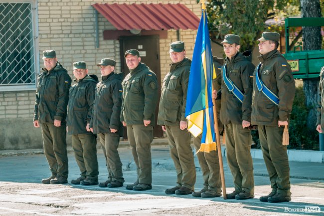 У Луцьку з Днем захисника України привітали нацгвардійців. ФОТО