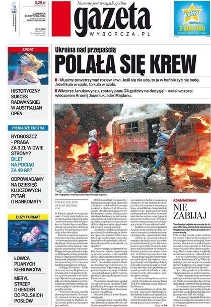 Український Майдан на обкладинках світових ЗМІ. ФОТО