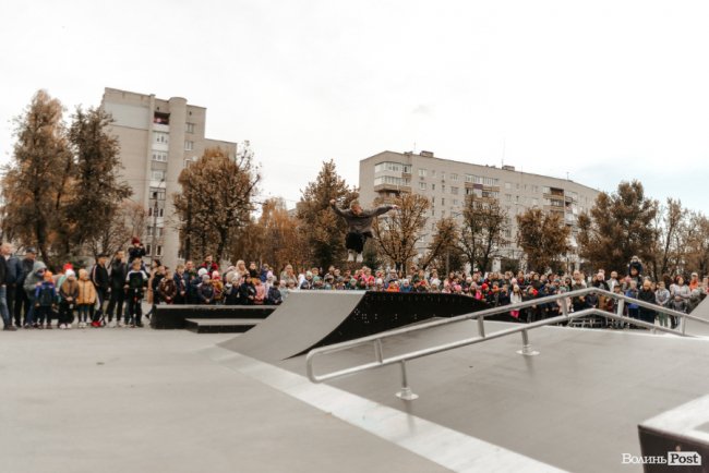 У Луцьку відкрили перший урбан-парк «Молодіжний». ФОТОРЕПОРТАЖ