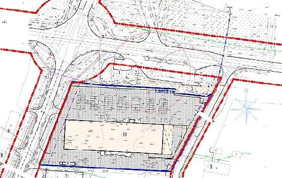 Біля «Епіцентру», який будують у Ковелі, облаштують парковку на 91 авто