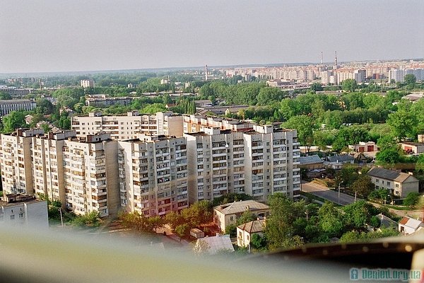 Луцьк 1990-х з висоти польоту птаха. ФОТО