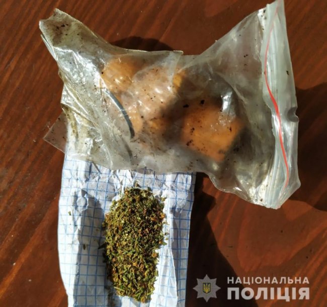 У неповнолітнього волинянина знайшли наркотики. ФОТО