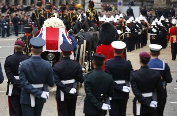 Похорон Маргарет Тетчер можна подивитися онлайн. ФОТО, Трансляція