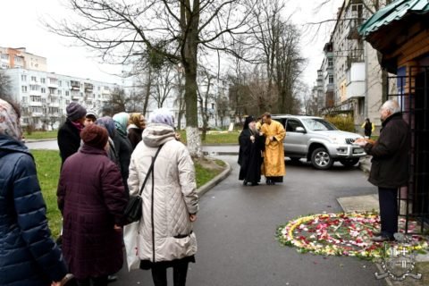 У Луцьку освятили тимчасовий храм прихильників УПЦ (МП)