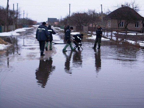 Як підтоплює Камінь-Каширський. ФОТО