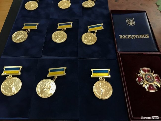 У Луцьку воїнам АТО вручили відзнаки. ФОТО