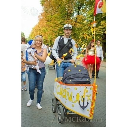 Парад дитячих візків в Одесі. ФОТО