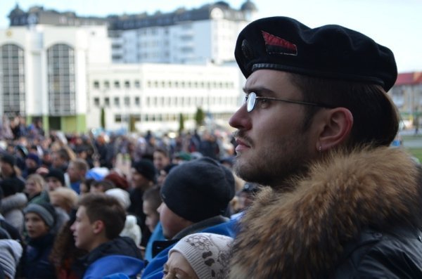 Студентський мітинг у Луцьку. ФОТО. ВІДЕО