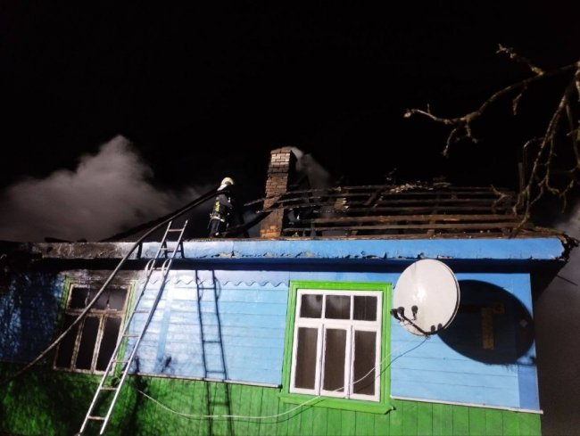 На Волині під час пожежі травмувався чоловік. ФОТО