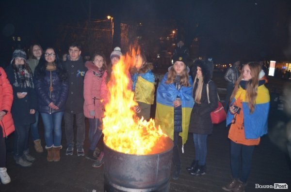 У Луцьку знову запанувала атмосфера Євромайдану. ФОТО