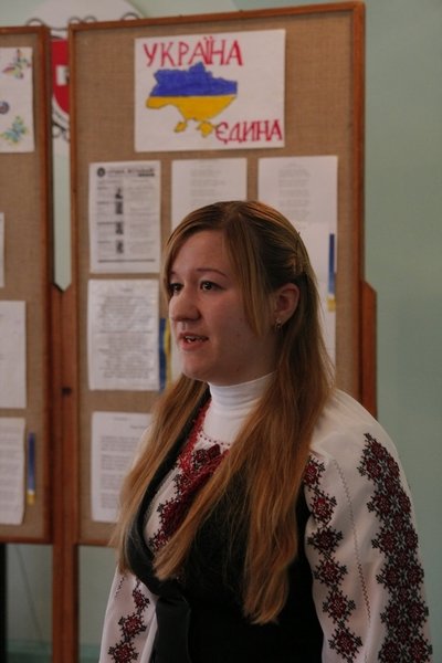 Антивоєнна акція в луцькому музеї. ФОТО