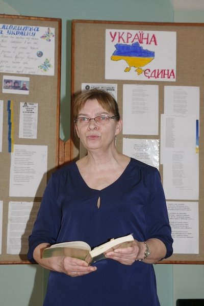 Антивоєнна акція в луцькому музеї. ФОТО