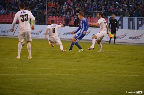 Луцька «Волинь» програла київському «Динамо» вдома. ФОТО