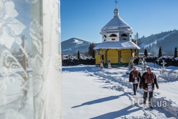 Різдво у карпатському селі. ФОТО