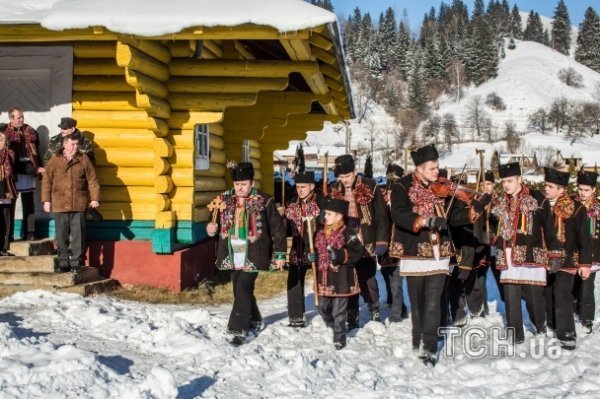 Різдво у карпатському селі. ФОТО