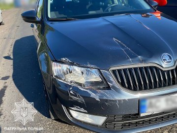 У Ковелі водій вдарив чужу автівку і поїхав з місця ДТП