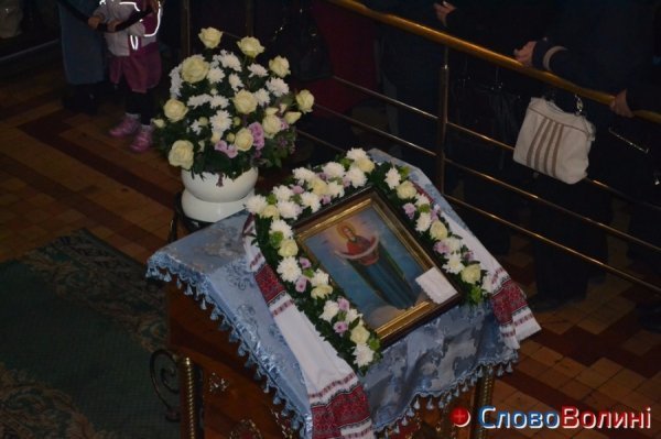 У храмах Волині звучали молитви до Богородиці. ФОТО