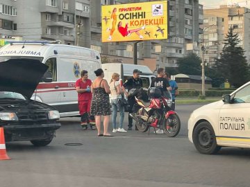 У Луцьку – ДТП за участю мотоцикліста. ФОТО