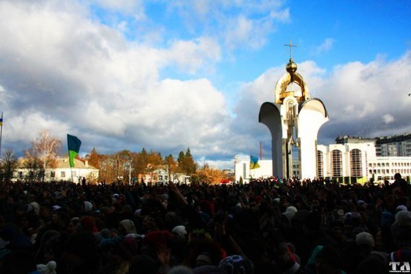 Перший день страйку в Луцьку. ФОТО. ВІДЕО