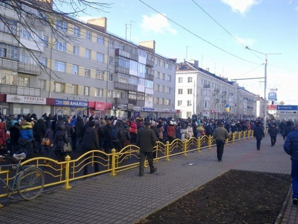 Перший день страйку в Луцьку. ФОТО. ВІДЕО