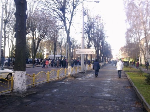 Перший день страйку в Луцьку. ФОТО. ВІДЕО