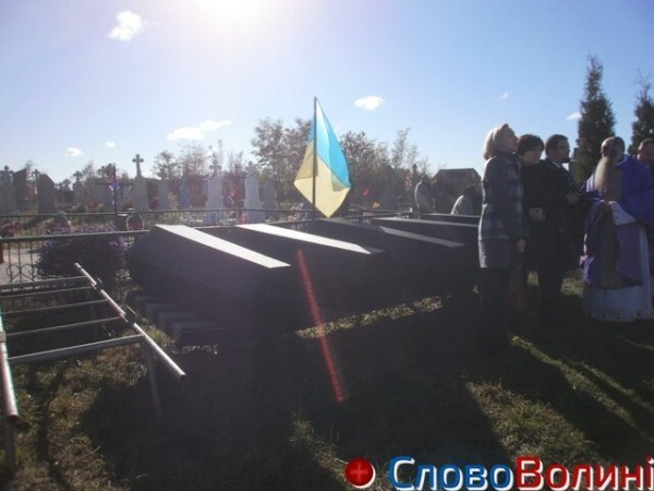 Під Рожищем перепоховали жертв Волинської трагедії. ФОТО
